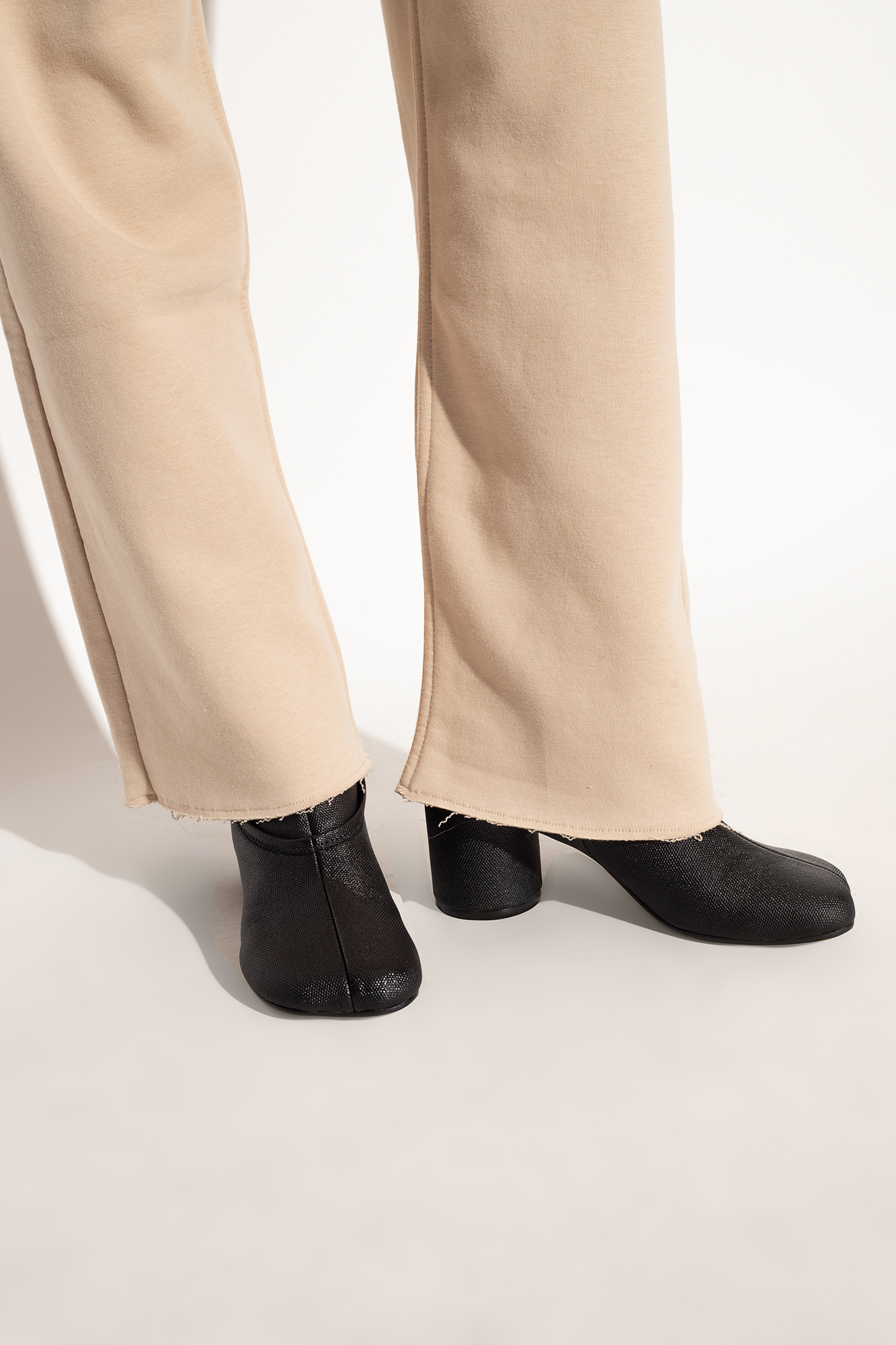 Black 'Anatomic' heeled ankle boots MM6 Maison Margiela - Vitkac